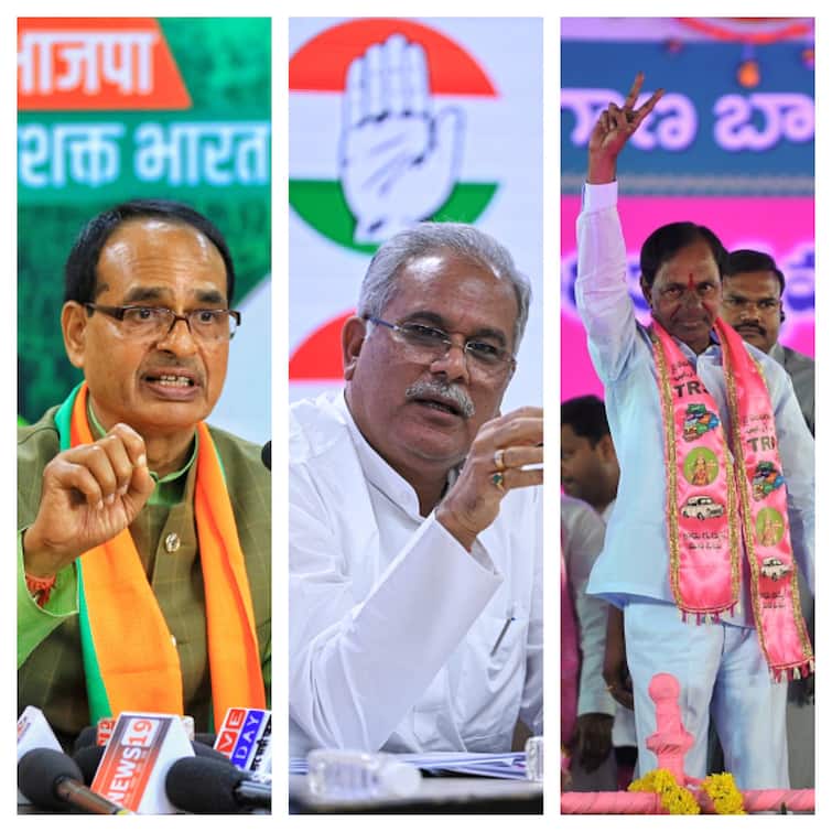 Madhya Pradesh Chhattisgarh Rajasthan Telangana Mizoram Election Opinion Poll ABP Cvoter Survey Who is the best CM Candidate KBM BJP Congress BRS ABP-CVoter Opinion Poll: Shivraj Vs Kamal Nath In MP, KCR Vs Reddy In Telangana — Know Preferred CM Names In 5 States