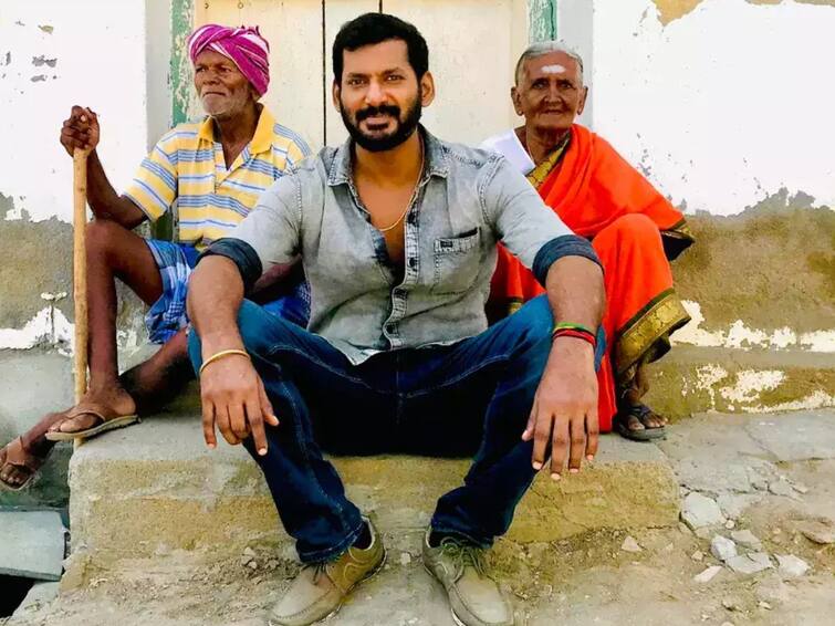 Actor vishal helps village people setup drinking water facility and borewell Vishal 34: படப்பிடிப்புக்காக சென்ற கிராமத்தில் விஷால் செய்த காரியம்.. ஆச்சரியமடைந்த மக்கள்!