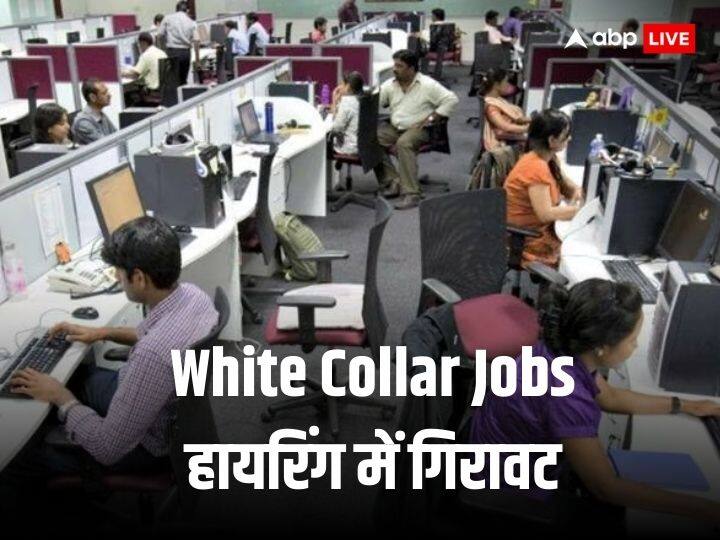White-collar job hiring in India declined by 8.6 percent in September compared to the previous year according to Naukri Index IT, बीपीओ, FMCG जैसे सेक्टर्स में व्हाइट कॉलर जॉब्स घटी, पिछले साल के मुकाबले सितंबर में 8.6 फीसदी कम हायरिंग