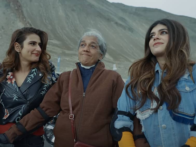 Dhak Dhak Trailer: Ratna Pathak Shah, Fatima Sana Shaikh, Dia Mirza And Sanjana Sanghi Go On A Bike Trip To Ladakh Dhak Dhak Trailer: Ratna Pathak Shah, Fatima Sana Shaikh, Dia Mirza And Sanjana Sanghi Go On A Bike Trip To Ladakh