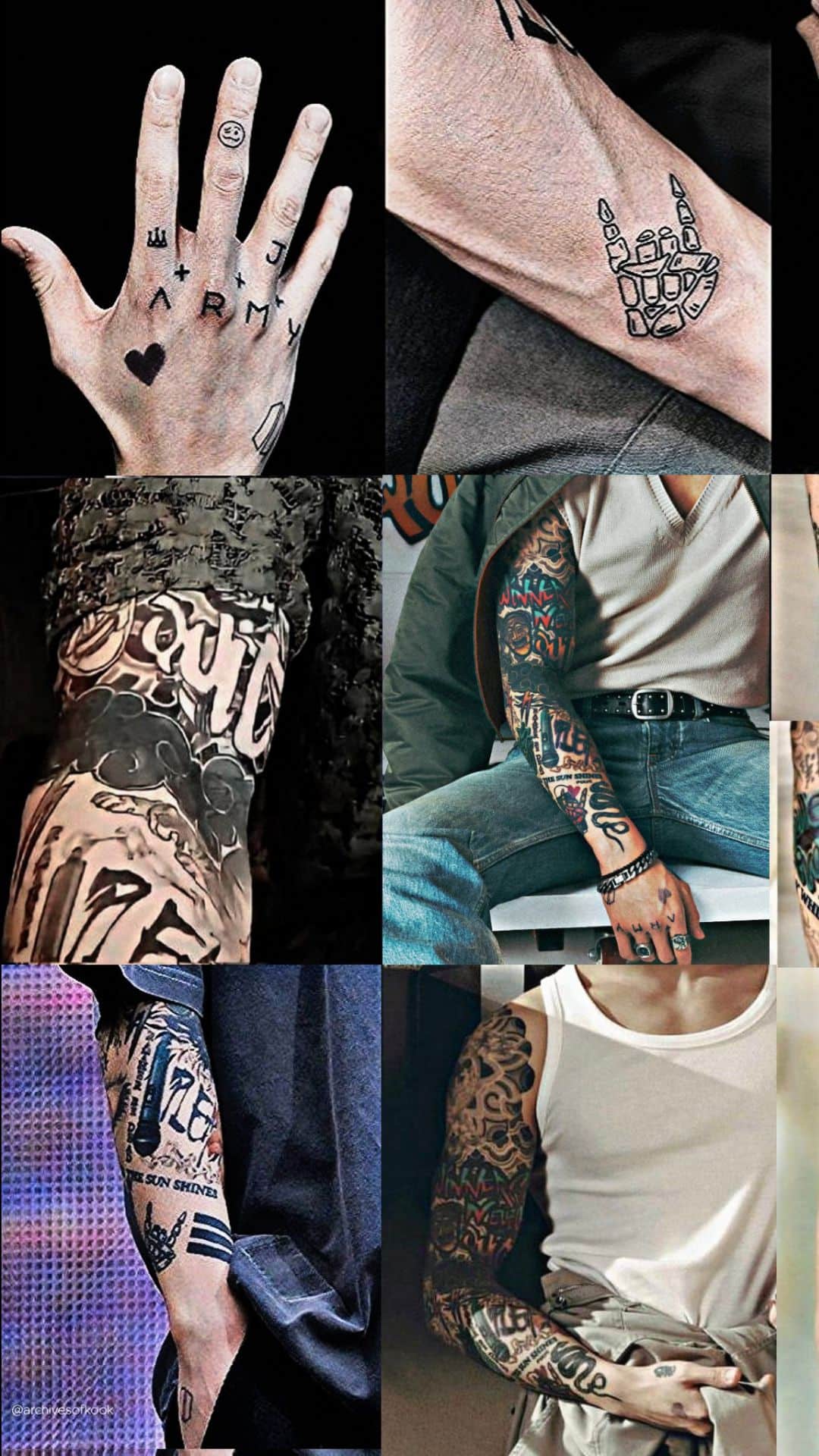 BTS TATTOOS on Instagram: “Everythingoes and Love Yourself: Answer tattoo  on @msclareshin 💫 #tattoosforbts #bts #btstattoo #everyth… | Tatuagens  bonitas, Tatuagens
