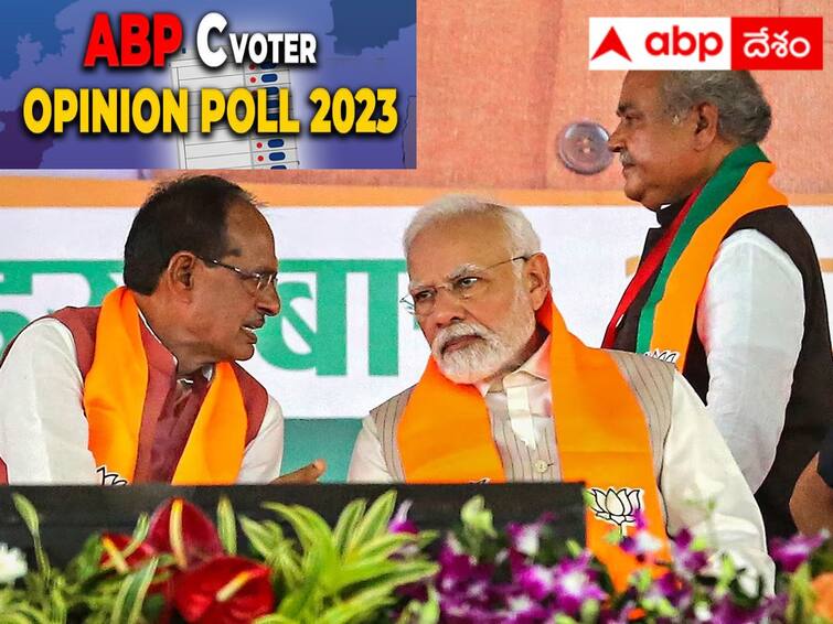 Madhya Pradesh assembly election 2023 abp c voter opinion poll details here telugu news మధ్యప్రదేశ్‌లో బీజేపీకి షాక్, కాంగ్రెస్‌కే ఎక్కువ ఓట్లు - ABP Cvoter ఒపీనియన్ పోల్ అంచనాలు