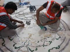 राम मंदिर की नई तस्वीरें आईं सामने, नृत्य मंडप और फर्श पर उकेरी जा रही है खूबसूरत नक्काशी