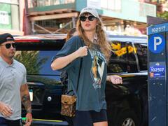 Taylor Swift's Latest Ensemble Channels Princess Diana & '90s Dad Style. PICS