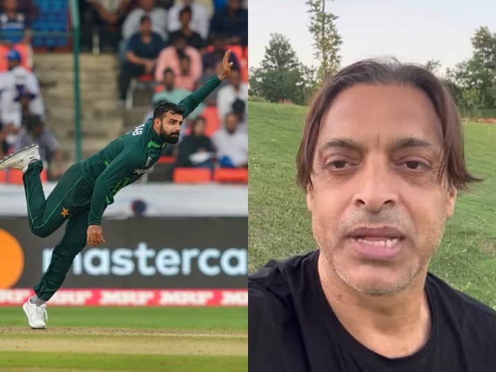 ODI World Cup 2023 PAK vs SL former Pakistani cricketer Shoaib Akhtar disappointed with team's bad bowling and gave big statement watch PAK vs SL: पाकिस्तान की खराब बॉलिंग से शोएब अख्तर परेशान, श्रीलंका के 344 रन बनाने के बाद वीडियो शेयर कर दिया बड़ा बयान