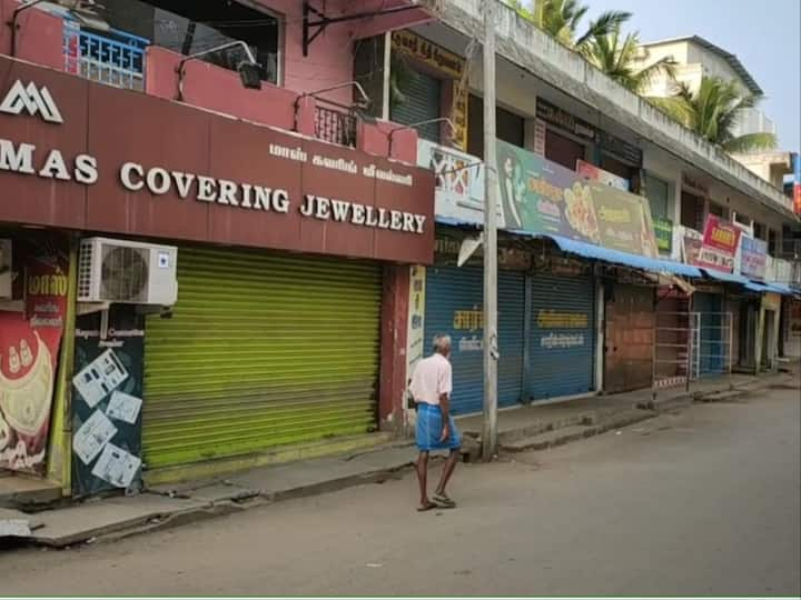 More than 40,000 shops were closed in Tamil Nadu as a sign of protest against Karnataka government over the Cauvery issue on Wednesday.