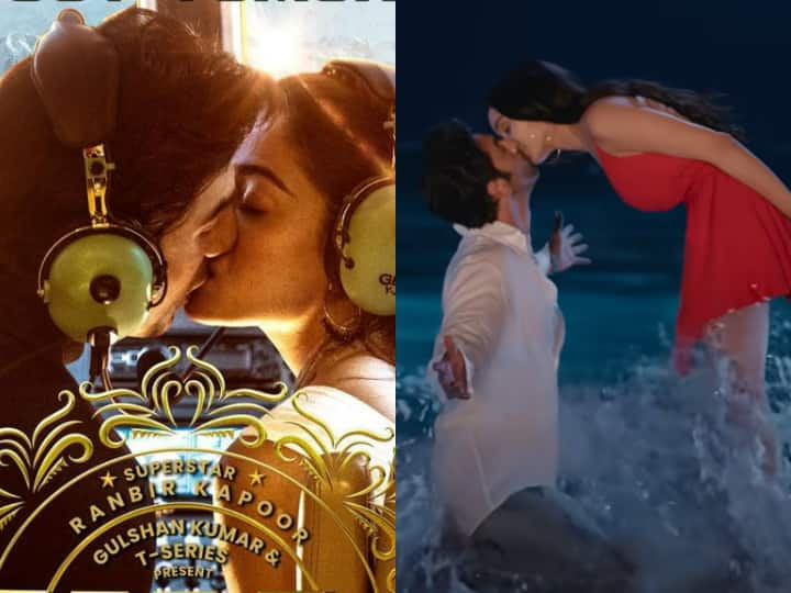 Ranbir Kapoor Kissing Scene In Moivies: रणबीर कपूर की फिल्म 'एनिमल' का एक पोस्टर रिलीज़ हुआ जिसमें वो रश्मिका मंदाना की के साथ लिप लॉक करते नज़र आ रहे हैं. इस पोस्टर की काफी चर्चा हो रही है.