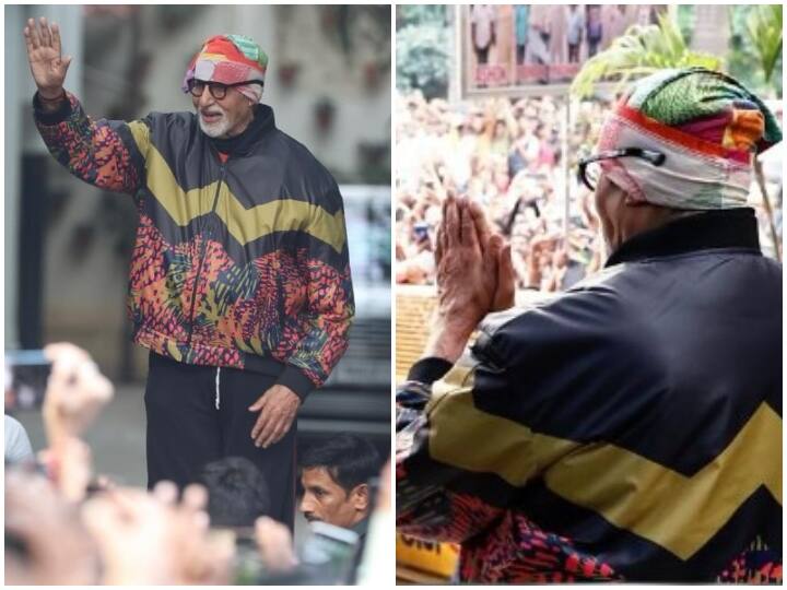 Amitabh Bachchan Birthday Celebration crazy fans celebrate his birthday outside jalsa video went viral Amitabh Bachchan Birthday Celebration: कोई बना Coolie तो किसी ने लिया शहंशाह का गेटअप, जलसा के बाहर जश्न मनाते दिखे Big B के दीवाने