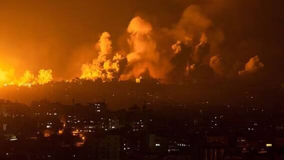 Israel Hamas War: ਪੂਰੀ ਰਾਤ ਇਜ਼ਰਾਈਲ ਨੇ ਹਮਾਸ ਦੇ 200 ਟਿਕਾਣਿਆਂ 'ਤੇ ਕੀਤੇ ਹਮਲੇ, ਅਮਰੀਕੀ ਜਹਾਜ਼ ਵੀ ਹਥਿਆਰ ਤੇ ਬੰਬ ਲੈ ਕੇ ਪਹੁੰਚਿਆ Israel Hamas War: ਪੂਰੀ ਰਾਤ ਇਜ਼ਰਾਈਲ ਨੇ ਹਮਾਸ ਦੇ 200 ਟਿਕਾਣਿਆਂ 'ਤੇ ਕੀਤੇ ਹਮਲੇ, ਅਮਰੀਕੀ ਜਹਾਜ਼ ਵੀ ਹਥਿਆਰ ਤੇ ਬੰਬ ਲੈ ਕੇ ਪਹੁੰਚਿਆ
