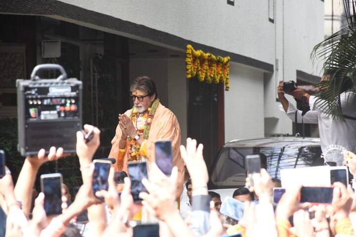 Vicky Kaushal posted a photo from his recent visit to Kaun Banega Crorepati 15, and wrote: “Happy birthday to the one and only… @amitabhbachchan sir”. (All images: Manav Manglani)