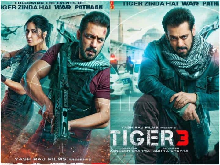 Salman Khan released Tiger 3 new poster Katrina Kaif Film trailer release on 16th October know details Tiger 3 New Poster: 'रेडी हो जाओ..' , ट्रेलर से पहले  Salman Khan ने रिलीज किया Tiger 3 का धांसू पोस्टर, भाईजान के इंटेंस लुक ने उड़ाए होश