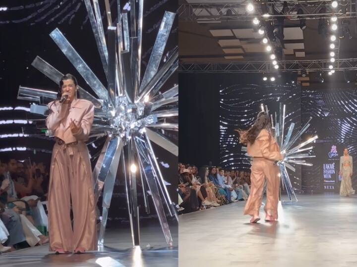 hrithik roshan girlfriend saba azad trolled for Dancing on ramp users says Aisa Lag raha hai mata aa gayi hai Saba Azad Trolled: ऋतिक रोशन की गर्लफ्रेंड सबा आजाद रैंप वॉक के साथ डांस करने पर हुईं बुरी तरह ट्रोल, यूजर्स बोले-'ऐसा लग रहा है माता आ गई है'