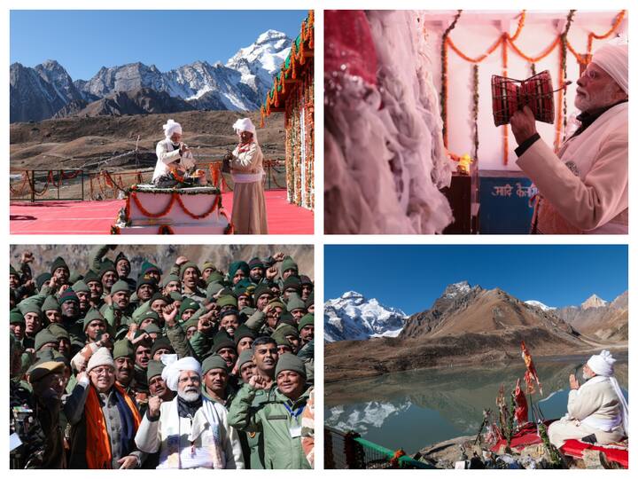 Prime Minister Narendra Modi reached Uttarakhand on Thursday where he met with the locals and security forces. He also offered prayers at Parvati Kund in Pithoragarh.