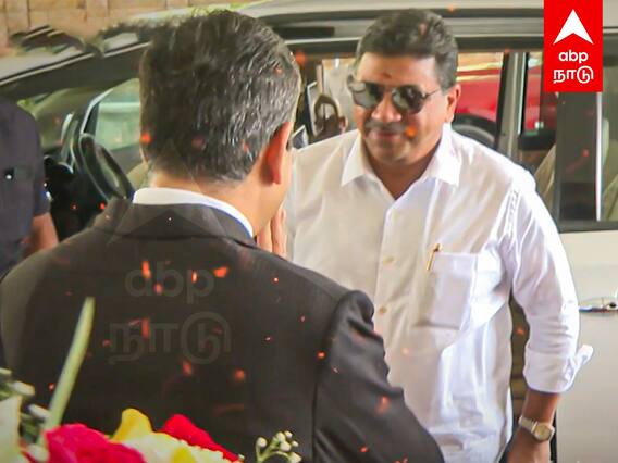 PTR Palanivel Thiagarajan : மாஸ் எண்ட்ரி கொடுத்த PTR.. அதிர்ந்த அரங்கம்