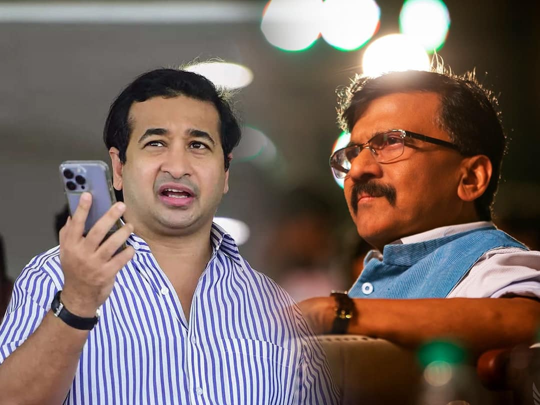 Sanjay Raut : नितेश राणे म्हणाले, संजय राऊतांना फुलटॉस देऊ नका, मात्र खुद्द शिंदे -फडणवीसांनी फुलटॉस दिला! Nitesh Rane said, don't give full toss to Sanjay Raut, but Eknath Shinde Devendra Fadnavis himself gave full toss while changing decision of Metro car shed 6 move to Kanjurmarg from Aarey car shed Mumbai Maharashtra Sanjay Raut : नितेश राणे म्हणाले, संजय राऊतांना फुलटॉस देऊ नका, मात्र खुद्द शिंदे -फडणवीसांनी फुलटॉस दिला!