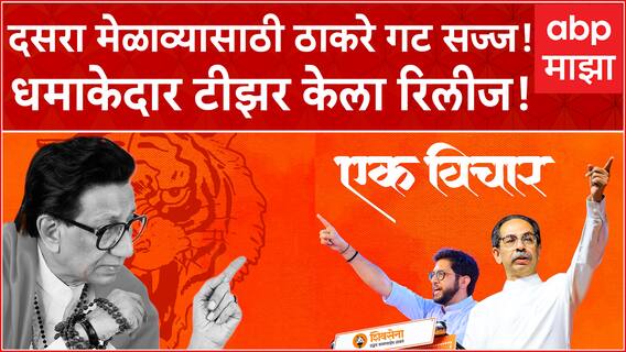 Uddhav Thackeray Dasara melava Teaser : ठाकरे गटाच्या दसरा मेळाव्याचा टीझर जारी