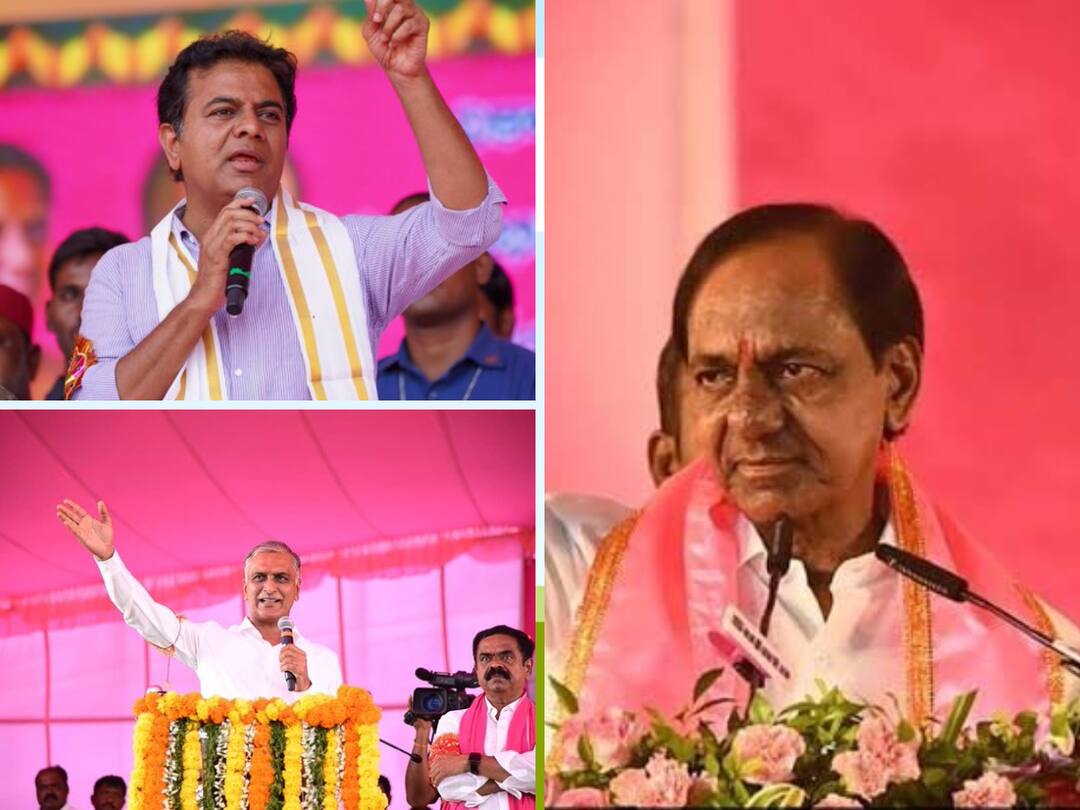 Telangana Assembly Election 2023 Ministers Ktr and Harish Rao met with CM KCR and Discussion on Manifest and pending Candidates list ముఖ్యమంత్రి కేసీఆర్‌తో హరీష్, కేటీఆర్ భేటీ- పెండింగ్ జాబితా, మేనిఫెస్టోపై చర్చ
