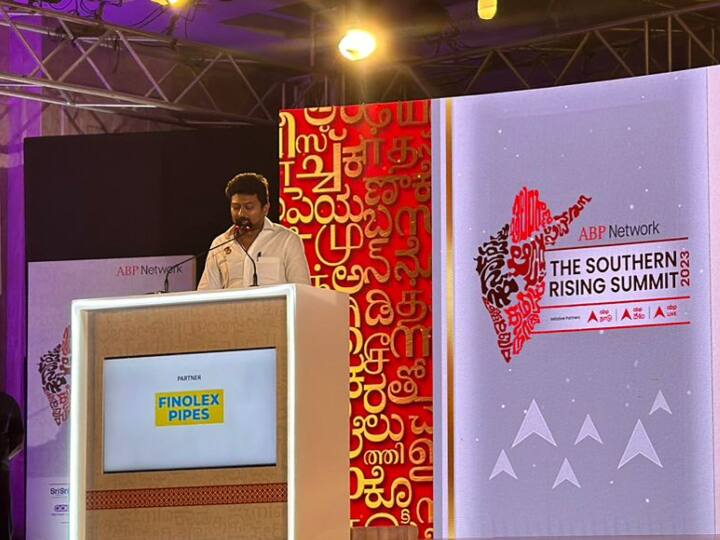 ABP Southern Rising Summit: DMK Leader Udhayanidhi Stalin on tax from South India ABP Southern Rising Summit: उदयनिधि स्टालिन का आरोप, 'दक्षिण केंद्र सरकार को सबसे अधिक टैक्स देता है, लेकिन रिटर्न काफी कम मिलता है'