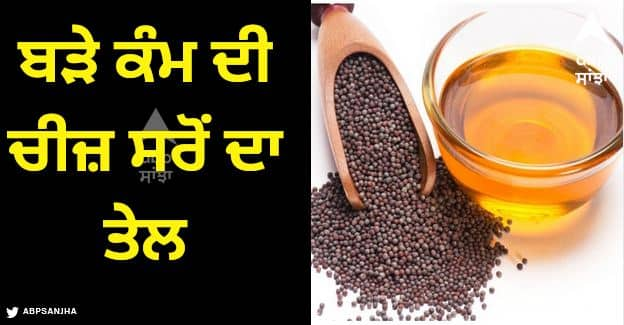 Mustard oil is very useful know benefits of Mustard oil Mustard Oil Benefits: ਬੜੇ ਕੰਮ ਦੀ ਚੀਜ਼ ਸਰੋਂ ਦਾ ਤੇਲ, ਕੈਂਸਰ ਤੱਕ ਨੂੰ ਦੇ ਸਕਦਾ ਮਾਤ