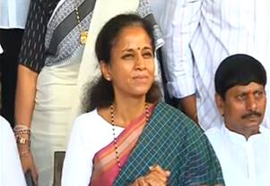 supriya sule statement on shinde fadanvis and pawar government in maharashtra Supriya Sule :छगन भुजबळांचे आरोप, भाजपची राष्ट्रवादीला ऑफर अन् पहाटेच्या शपथविधीवर सुप्रिया सुळे थेटच बोलल्या, म्हणाल्या...