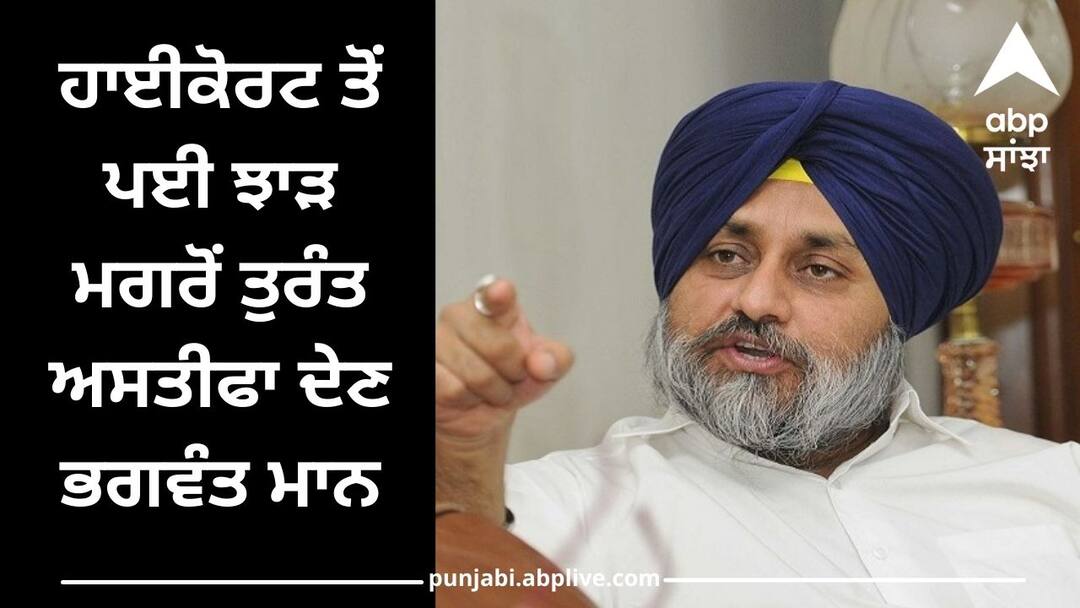 sukbir badal slams punjab government on drug issue Punjab News: ਮੰਤਰੀ ਤੇ ਵਿਧਾਇਕ ਨਸ਼ਾ ਤਸਕਰਾਂ ਦੀ ਕਰ ਰਹੇ ਨੇ ਪੁਸ਼ਤ ਪਨਾਹੀ, ਹਾਈ ਕੋਰਟ ਨੇ CM ਮਾਨ ਨੂੰ ਪਾਈ ਝਾੜ: ਬਾਦਲ