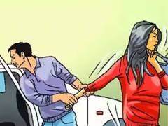 कोल्हापूर : 'वाचवा वाचवा'चा आक्रोश अन् पोलिसांचा थरारक पाठलाग; महिलेची धावत्या कारमधून उडी मारून सुटका