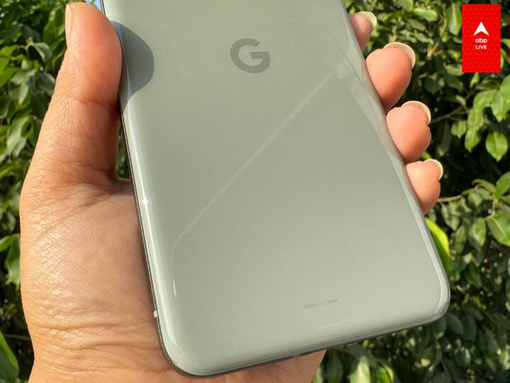 The Pixel 8 has 'Made in China' printed at the rear.