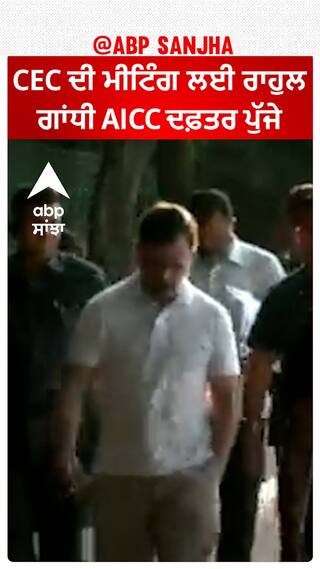 Rahul Gandhi। CEC ਦੀ ਮੀਟਿੰਗ ਲਈ ਰਾਹੁਲ ਗਾਂਧੀ AICC ਦਫ਼ਤਰ ਪੁੱਜੇ