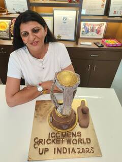 World Cup: અમદાવાદની આ યુવતીએ ચોકલેટમાંથી વર્લ્ડ કપ બનાવી જમાવ્યું આકર્ષણ, જુઓ તસવીરો