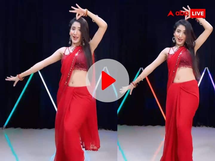Watch girl dance video on sajna hai mujhe sajana ke liye song video went viral Video: 'सजना है मुझे सजना के लिए...', गाने पर लड़की ने किया ऐसा डांस, हर स्टेप पर थिरकने को मजबूर हुए लोग