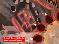 Kolkata's 'Durga Puja' Pandal Breaking Taboo With Menstrual Hygiene Theme