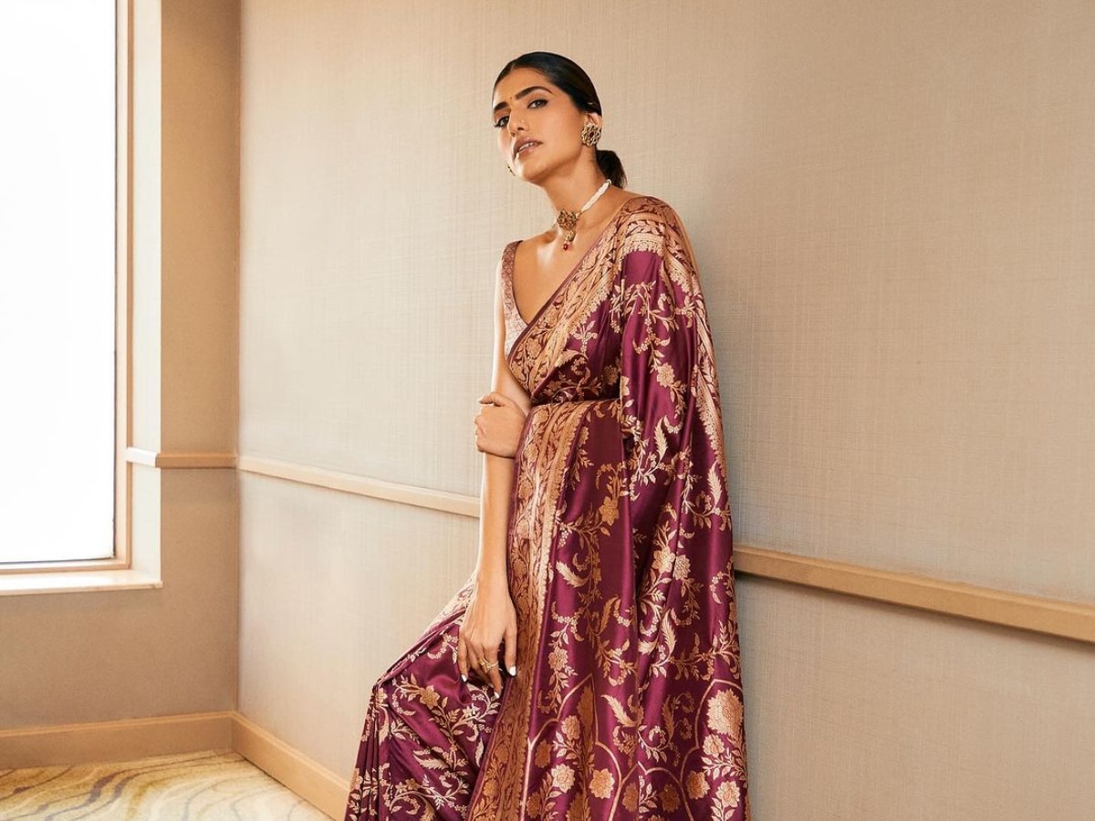 Prajakta Mali's breathtaking pics from her saree photoshoot | Times of India