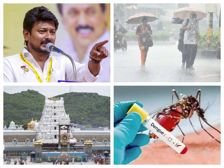 Tamilnadu  latest headlines today october 13th afternoon tn politics latest news highlights TN Headlines: 382 பேருக்கு டெங்கு பாதிப்பு; இன்று 14 மாவட்டங்களில் கொட்டப்போகும் மழை - முக்கிய செய்திகள்