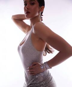 Shanaya Kapoor : સિલ્વર બૉડીકૉન ડ્રેસમાં શનાયા કપૂરનો ગ્લેમરસ અંદાજ, જુઓ બોલ્ડ તસવીરો