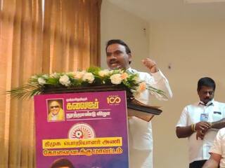 MP A. Raja said that he will not hide from the enforcement department TNN ‘அமலாக்கத்துறை நடவடிக்கைகளால் பதுங்க மாட்டேன் - ஆ.ராசா எம்.பி. பேட்டி