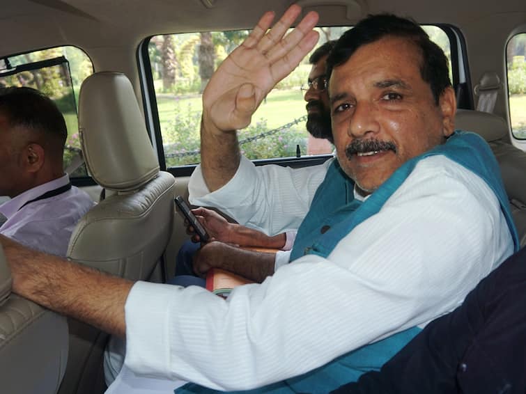 Jailed Aam Aadmi Party Leader Sanjay Singh Files Rajya Sabha Nomination Jailed AAP Leader Sanjay Singh Files Rajya Sabha Nomination