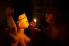 Festive Fever 2023: A Glimpse As Durga Idols Make Their Way To Adorn Various Pandals Of Kolkata