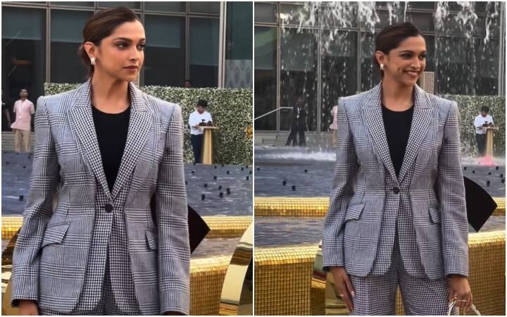 Deeepika Padukone At Jio World Centre: मुंबई के जियो वर्ल्ड सेंटर में आज 141वें इंटरनेशनल ओलंपिक कमिटी सेशन का उद्धघाटन हुआ है. इस इवेंट में एक्ट्रेस दीपिका पादुकोण स्वैग अंदाज में पहुंचीं.