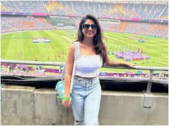 Varshini - India Vs Pakistan Match : ఇండియా, పాకిస్తాన్ మ్యాచ్‌కు వెళ్లిన యాంకర్ వర్షిణి
