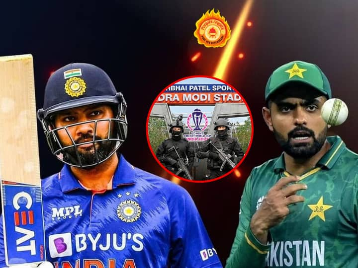 India-Pakistan World Cup Match: भारत पाकिस्तान का मैच नरेंद्र मोदी स्टेडियम में होने वाला है. इस मैच के लिए भारत सरकार की ओर सुरक्षा के कड़े इंतजाम किए गए हैं.