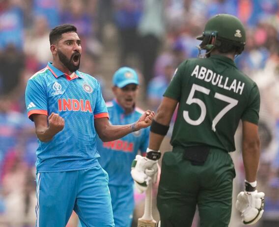 India vs Pakistan Match Update : World Cup 2023 కీలక మ్యాచ్ లో తేలిపోయిన పాక్ బ్యాటర్లు | ABP Desam