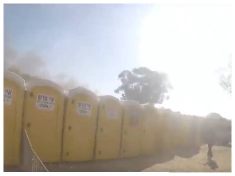 Hamas Militants Shoot At Makeshift Toilets At Israeli Music Festival. Video Of Carnage Goes Viral Video Of Hamas Militants Shooting At Makeshift Toilets At Ill-Fated Israeli Music Festival Goes Viral