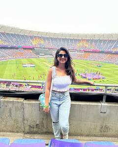 Varshini - India Vs Pakistan Match : ఇండియా, పాకిస్తాన్ మ్యాచ్‌కు వెళ్లిన యాంకర్ వర్షిణి