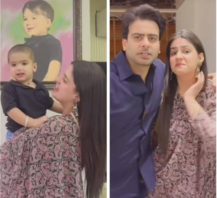 ਇਸ ਤੋਂ ਬਾਅਦ ਮਨਕੀਤ ਤੇ ਪ੍ਰਾਂਜਲ ਦੋਵੇਂ ਗਾਣੇ 'ਤੇ ਲਿਪ ਸਿੰਕਿੰਗ ਕਰਦੇ ਦੇਖੇ ਜਾ ਸਕਦੇ ਹਨ। ਇਸ ਦਰਮਿਆਨ ਮਨਕੀਰਤ ਨੇ ਪ੍ਰਾਂਜਲ ਦੇ ਮੋਢੇ 'ਤੇ ਹੱਥ ਰੱਖਿਆ ਹੋਇਆ ਹੈ। ਮਨਕੀਰਤ ਔਲਖ ਨੇ ਵੀਡੀਓ ਸ਼ੇਅਰ ਕਰਦਿਆਂ ਕੈਪਸ਼ਨ 'ਚ ਲਾਲ ਰੰਗ ਦੇ ਦਿਲ ਦੀ ਇਮੋਜੀ ਸ਼ੇਅਰ ਕੀਤੀ ਹੈ, ਜਿਸ ਨੇ ਇਨ੍ਹਾਂ ਅਫਵਾਹਾਂ ਨੂੰ ਹੋਰ ਜ਼ੋਰ ਦੇ ਦਿੱਤਾ ਹੈ। ਦੇਖੋ ਇਹ ਵੀਡੀਓ: