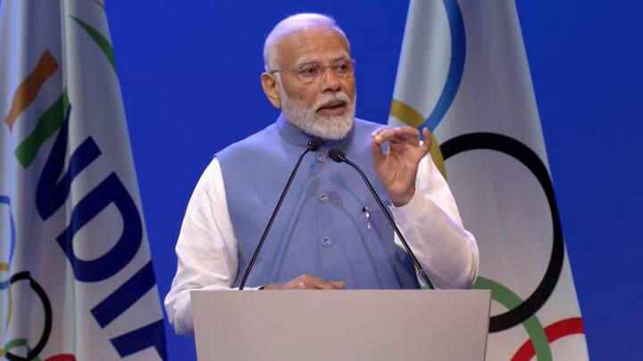 PM Modi 141st International Olympic Committee Session Mumbai Thomas Bach India Eager To Organise Olympics 2036, Will Leave No Stone Unturned In Preparations: PM Modi At 141st IOC Session