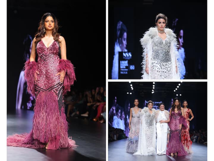 Miss Universe 2021 Harnaaz Kaur Sandhu, and Dubai Bling’s star Safa Siddiqui graced the ramp displaying 'My Journey.. Just the Beginning...' Collection for ‘Not So Serious’