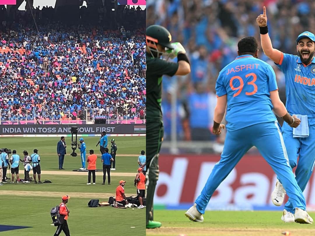 Ind Vs Pak Worldcup: மத அரசியலும், வன்ம வியாபாரமும் கலந்த இந்தியா - பாகிஸ்தான் போட்டி.. மைதானத்தில் இது அவசியமா? Ind vs Pak, CWC 2023: Fans Taunt Muhammad Rizwan With 'Jai Shri Ram' Chants After Pakistan Batter's Dismissal pm modi wish Ind Vs Pak Worldcup: மத அரசியலும், வன்ம வியாபாரமும் கலந்த இந்தியா - பாகிஸ்தான் போட்டி.. மைதானத்தில் இது அவசியமா?