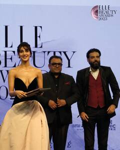 Vaani Kapoor Stands Out In A Sultry Black Bustier Gown - SEE PICS