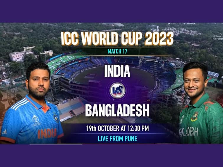 Team India reach in Pune for fourth world cup match against bangladesh Team India In Pune : विजयाचा चौकार मारण्यासाठी टीम इंडिया पुण्यात दाखल; पुणेकरांमध्ये वर्ल्डकप सामन्याची उत्सुकता शिगेला