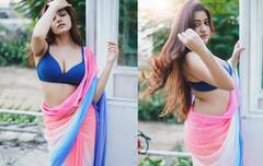 Simran kaur : સાડીમાં ખૂબ જ હોટ પોઝ આપતી જોવા મળીસિમરન કૌર, તસવીરો વાયરલ